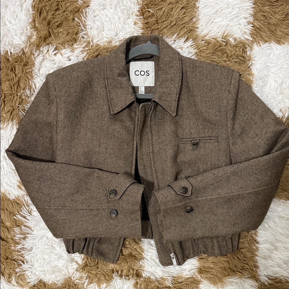 COS Taupe Wool Jacket